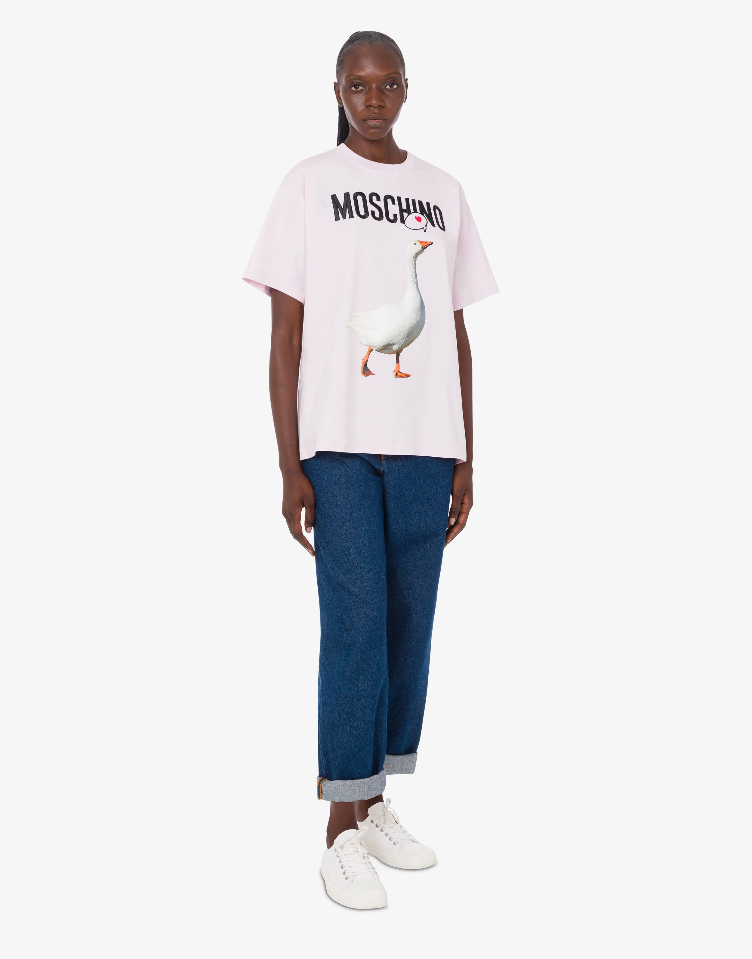 T-shirt in jersey di cotone organico Goose - Image 2