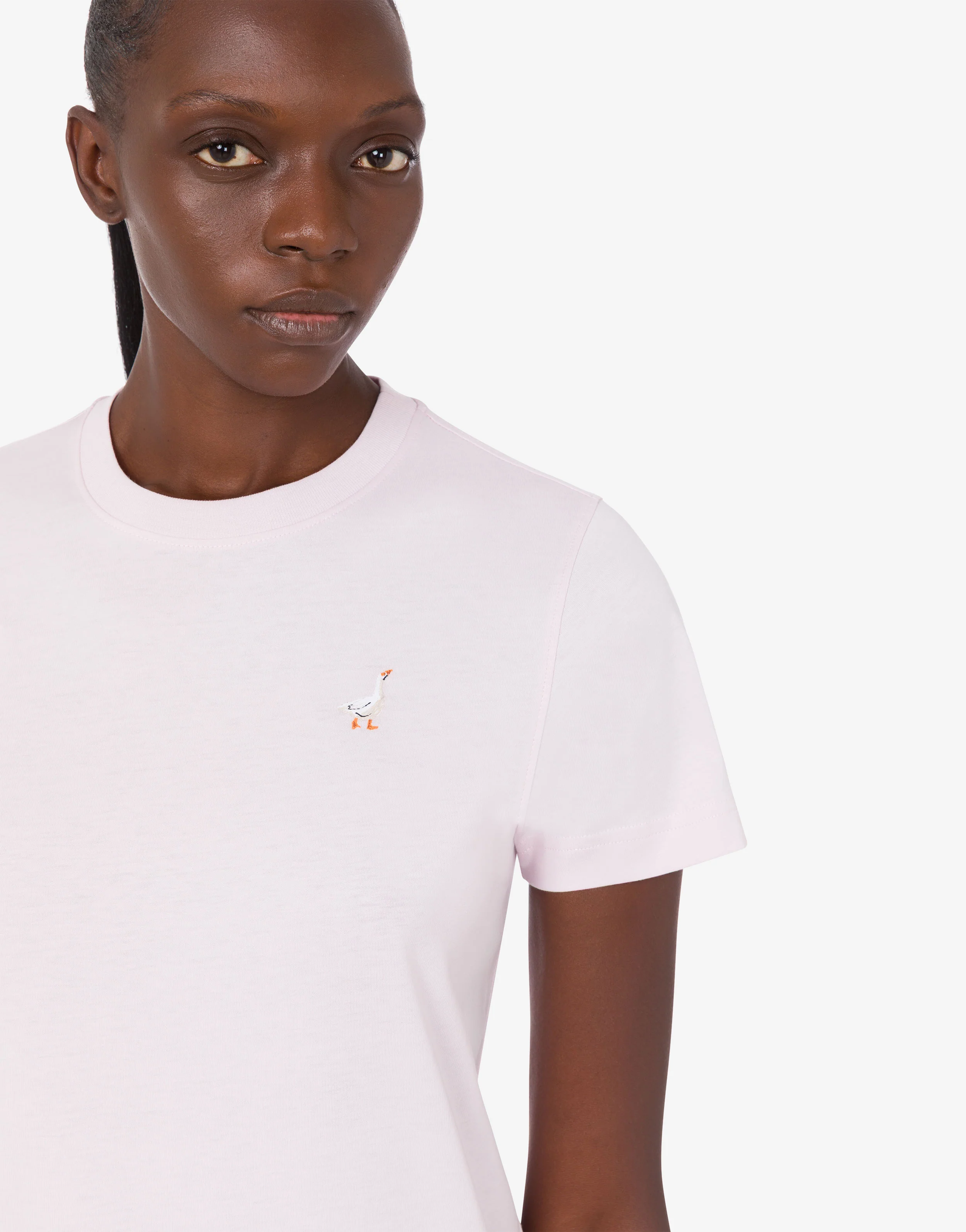 T-shirt in jersey di cotone organico Goose - Image 5