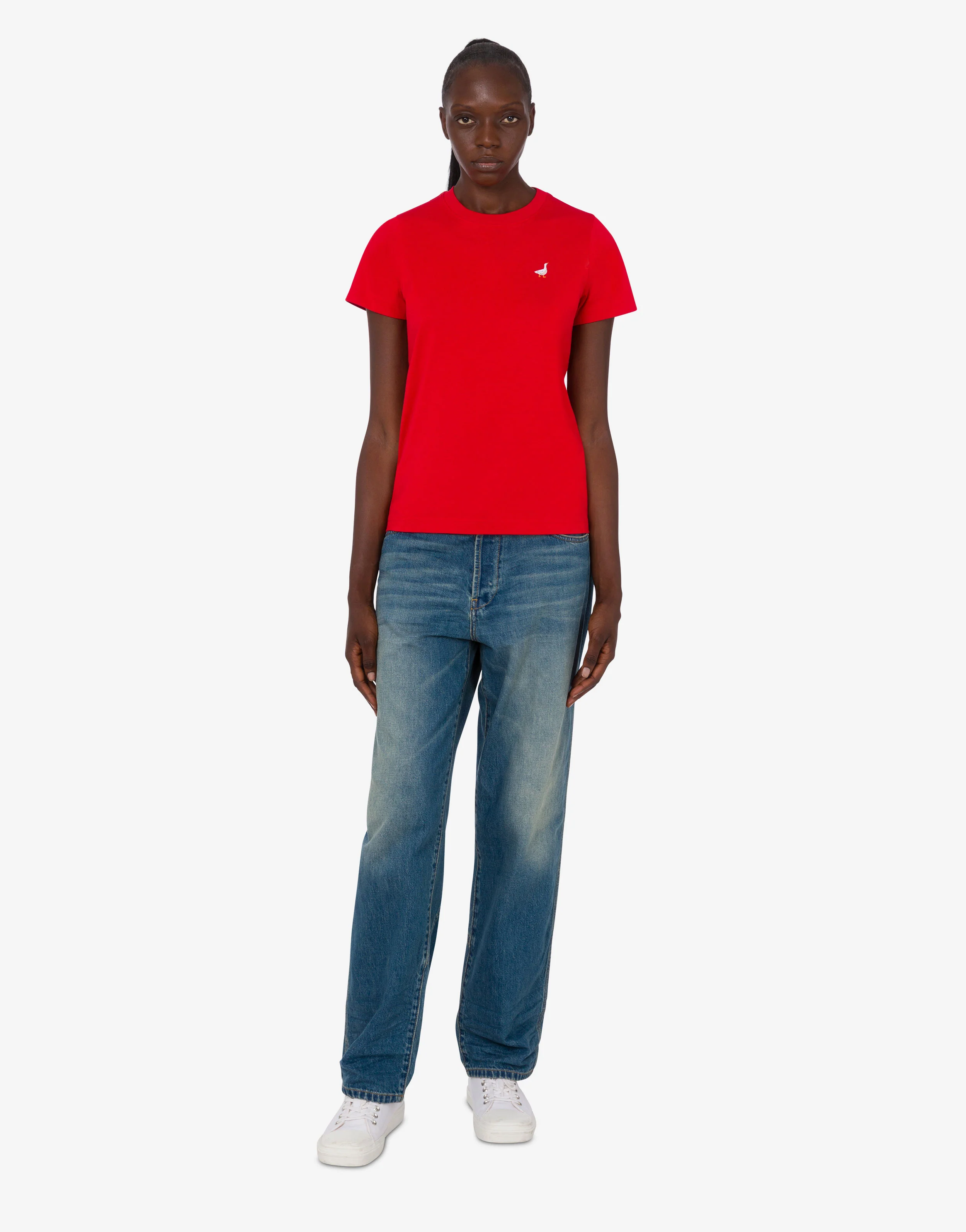 T-shirt in jersey di cotone organico Goose - Image 2