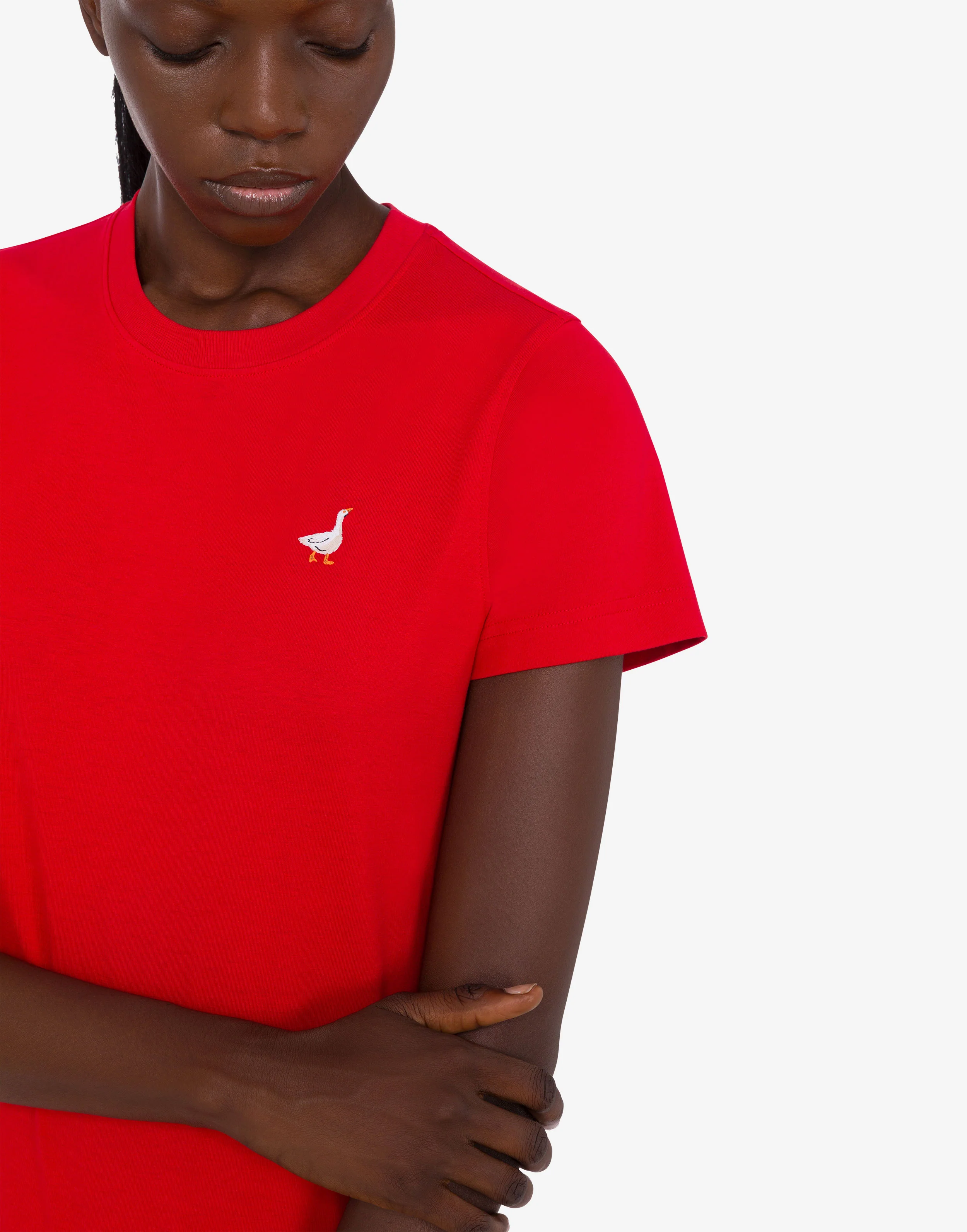 T-shirt in jersey di cotone organico Goose - Image 4