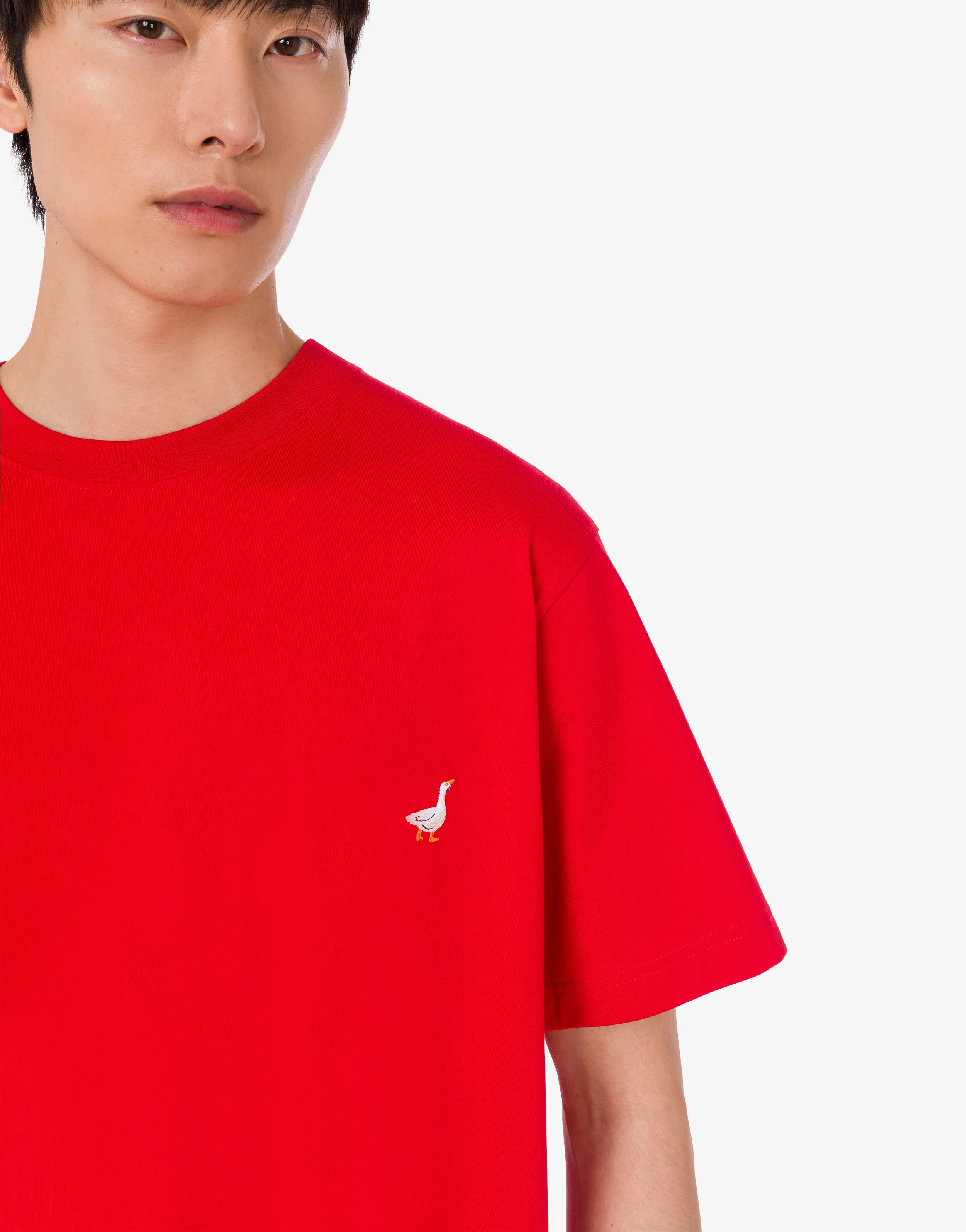 T-shirt in jersey di cotone organico Goose - Image 5
