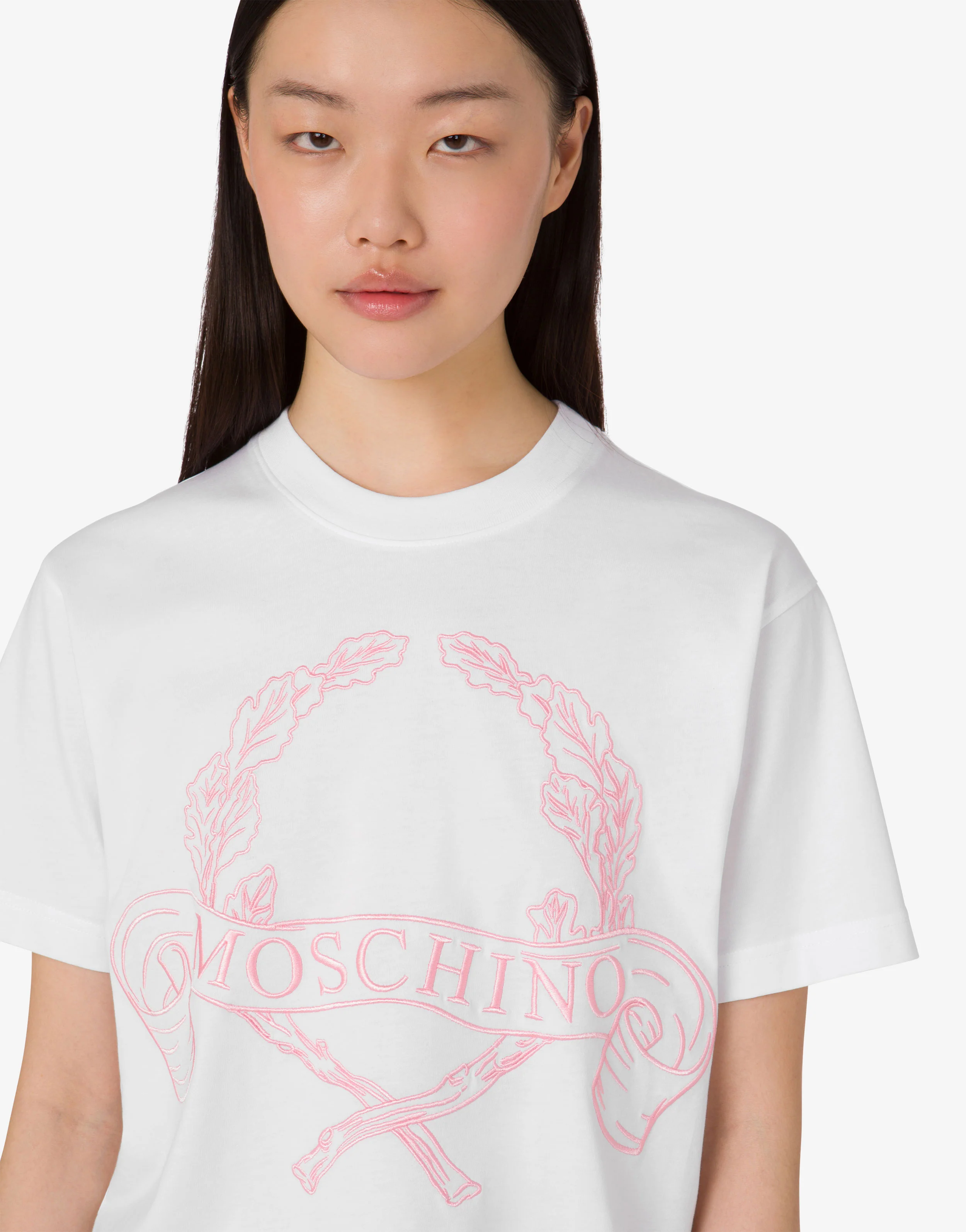 T-shirt in jersey di cotone organico Laurel Crown - Image 4