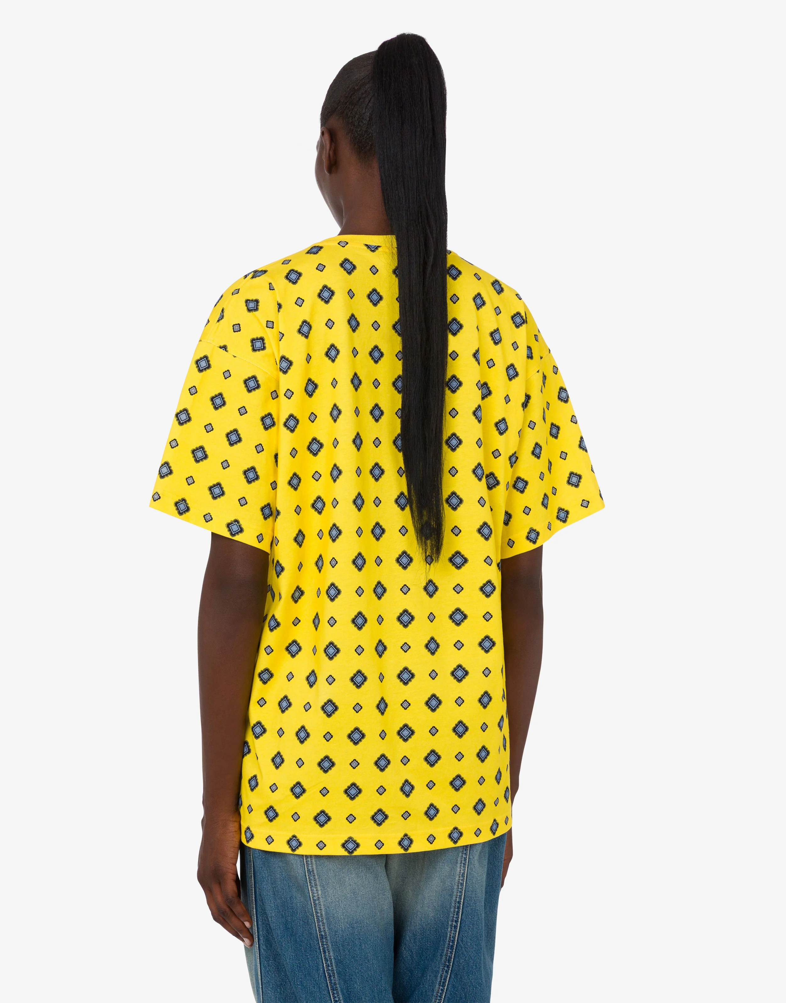 T-shirt in jersey di cotone organico Moschino Teddy Bear - Image 3