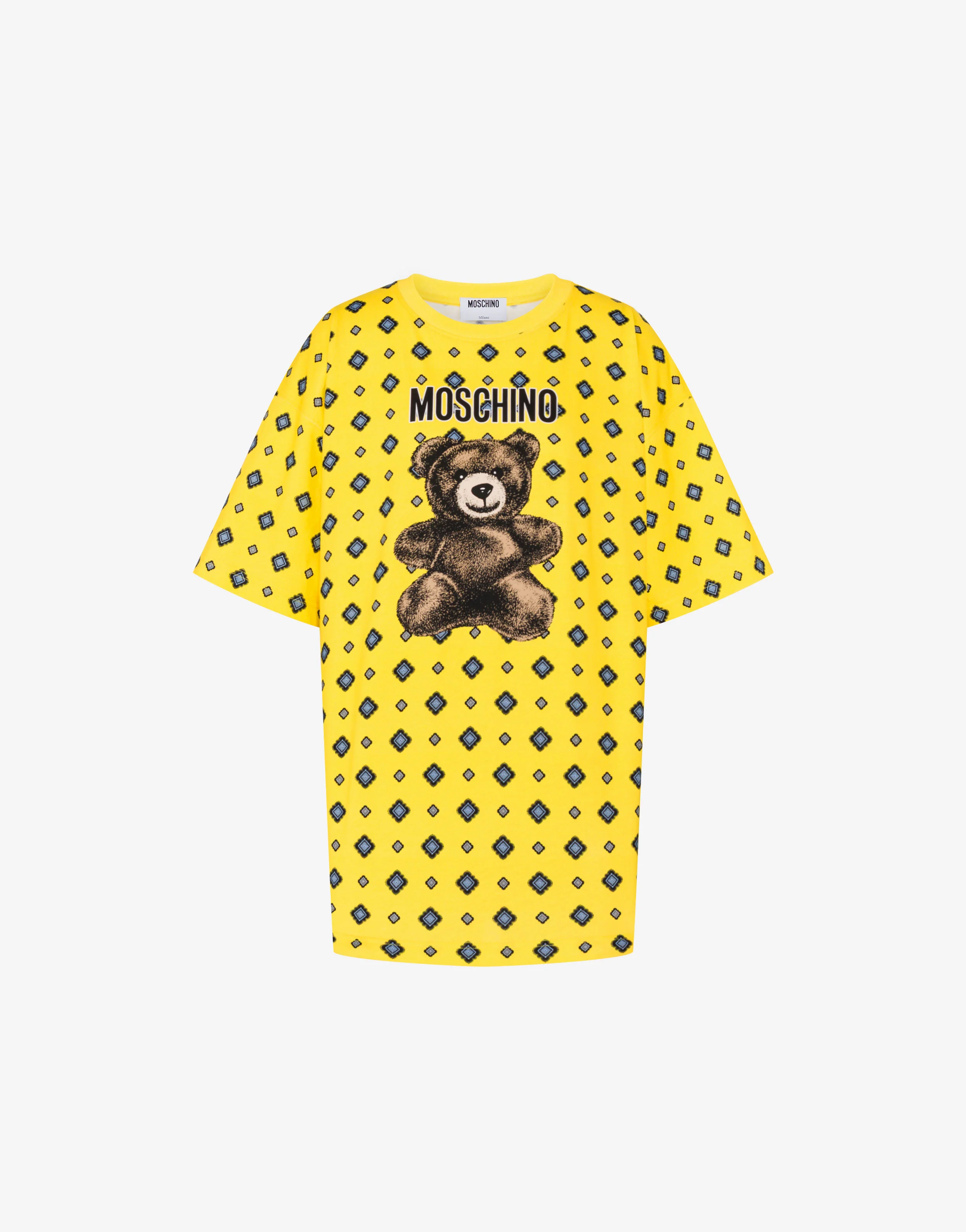 T-shirt in jersey di cotone organico Moschino Teddy Bear - Image 5