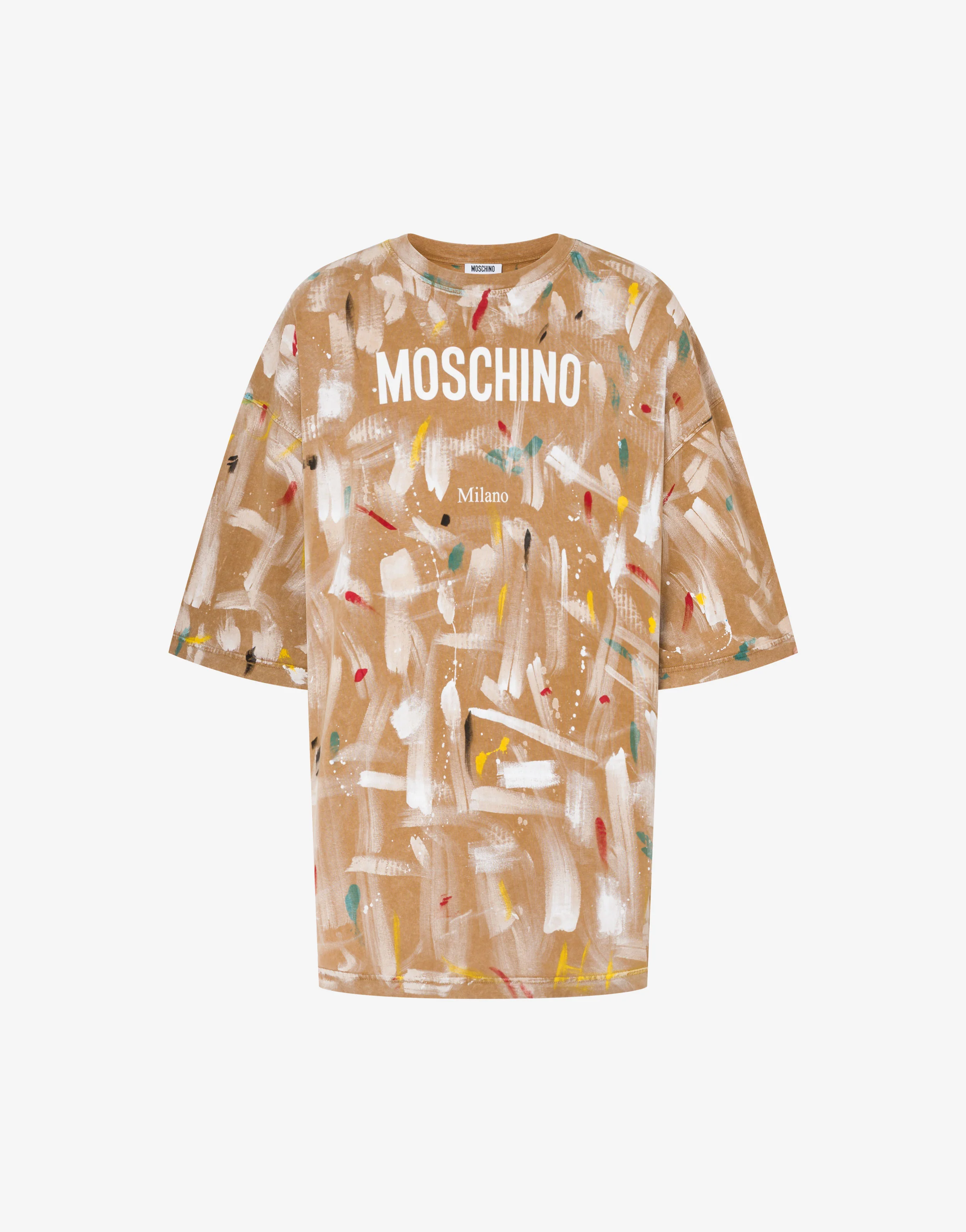 T-shirt in jersey di cotone organico stampata - Image 3