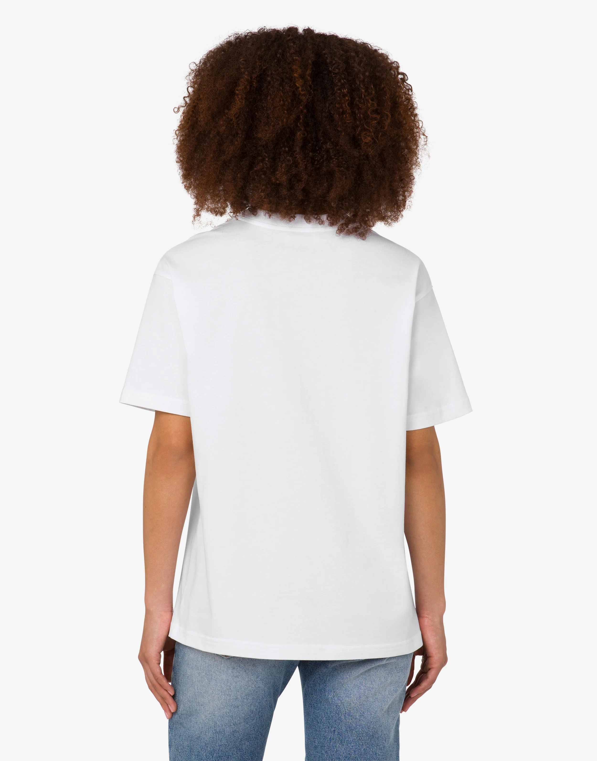 T-shirt in jersey di cotone organico stampata - Image 4