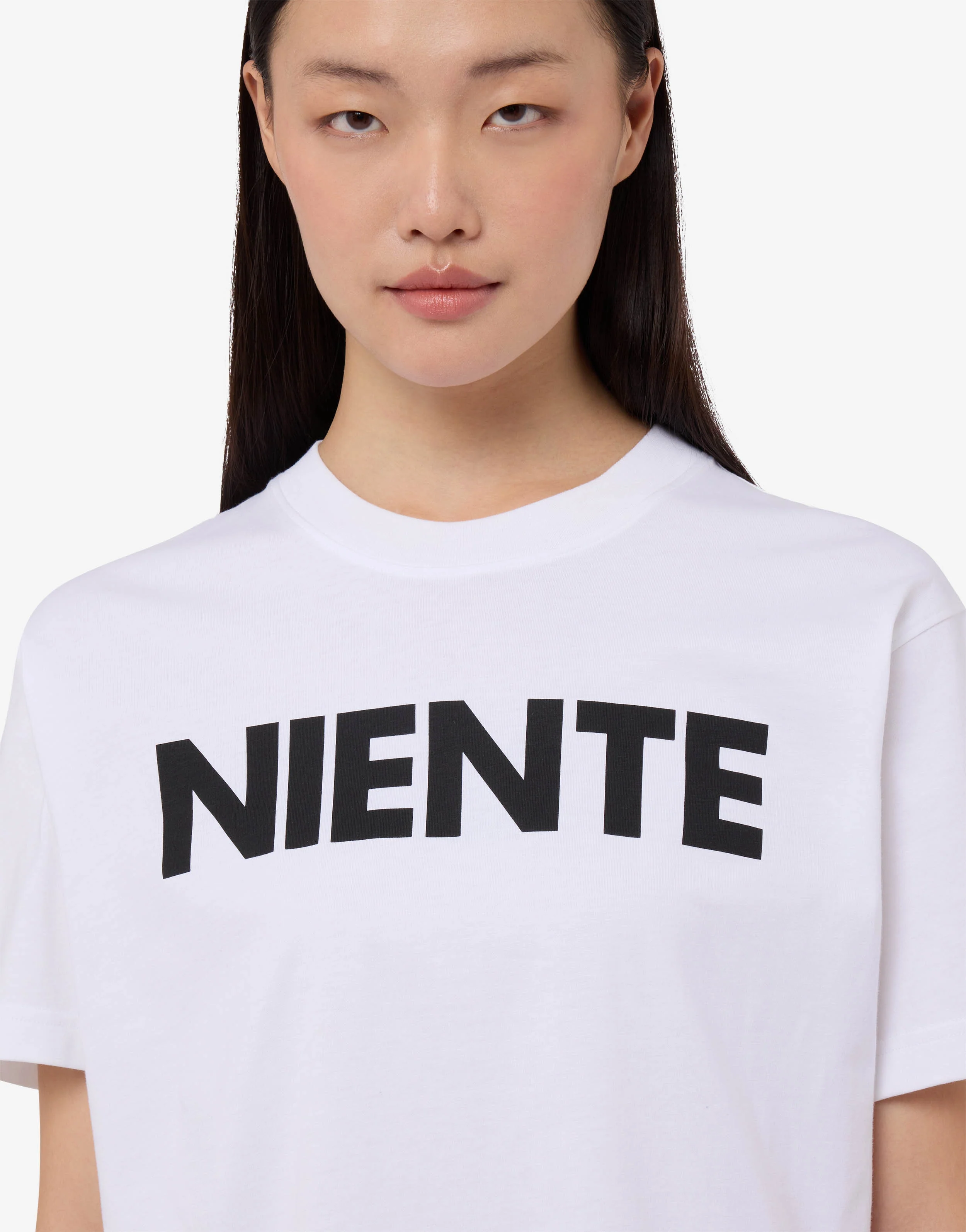 T-shirt in jersey di cotone organico stampata - Image 3