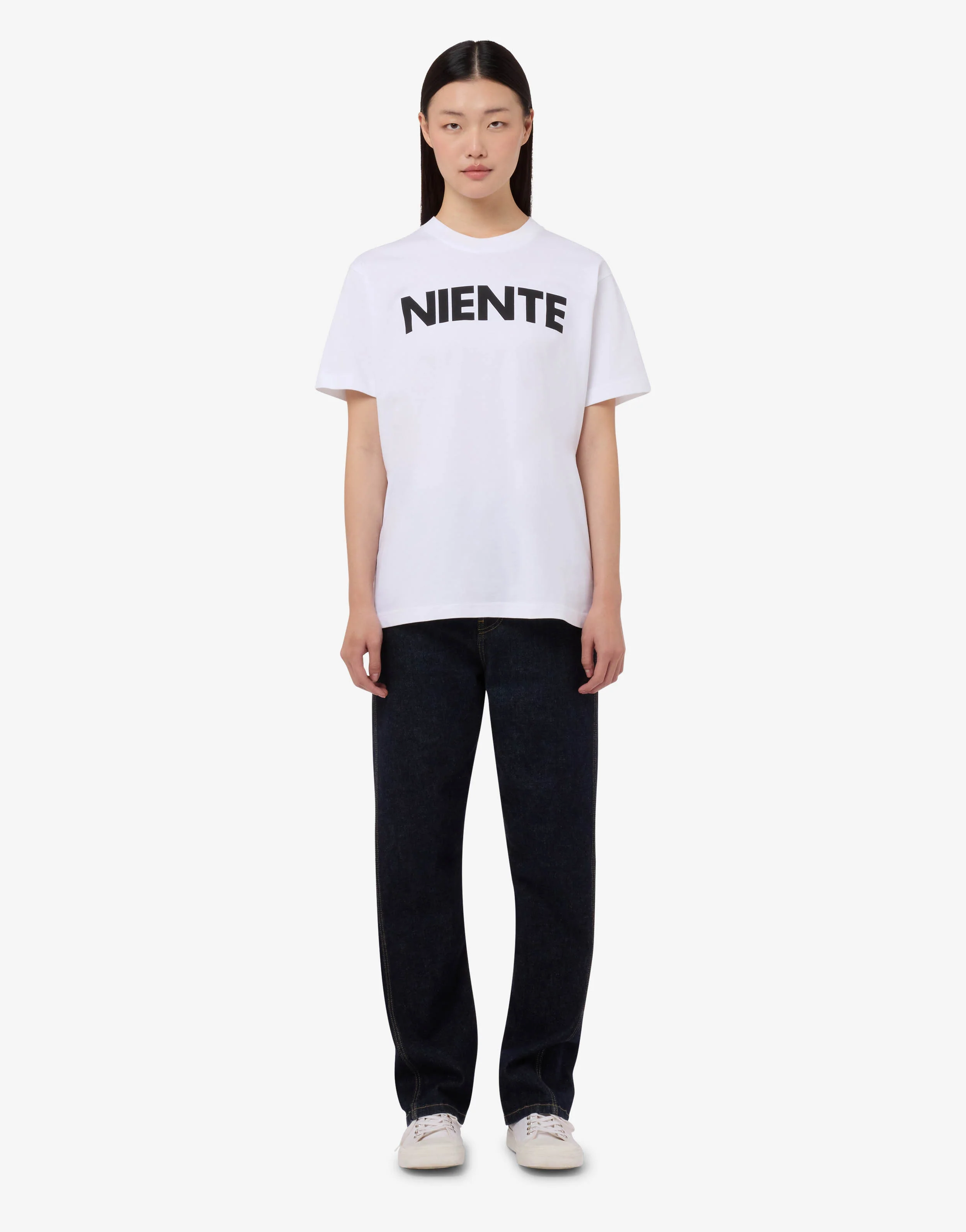 T-shirt in jersey di cotone organico stampata - Image 4