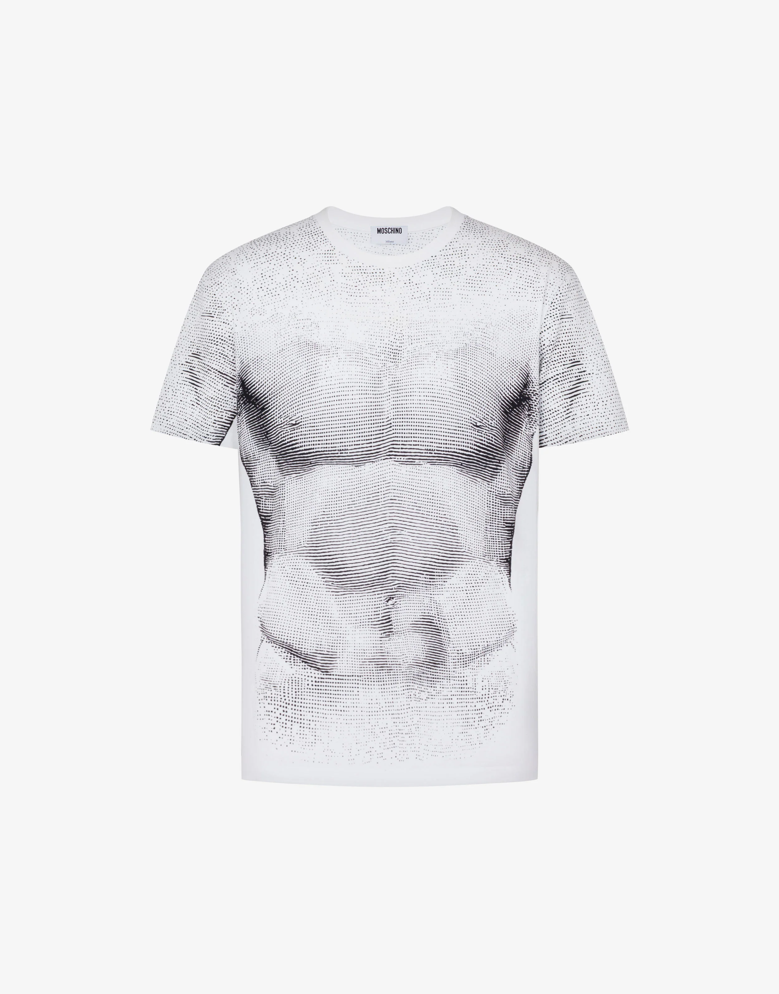 T-shirt in jersey di cotone organico stampata - Image 5