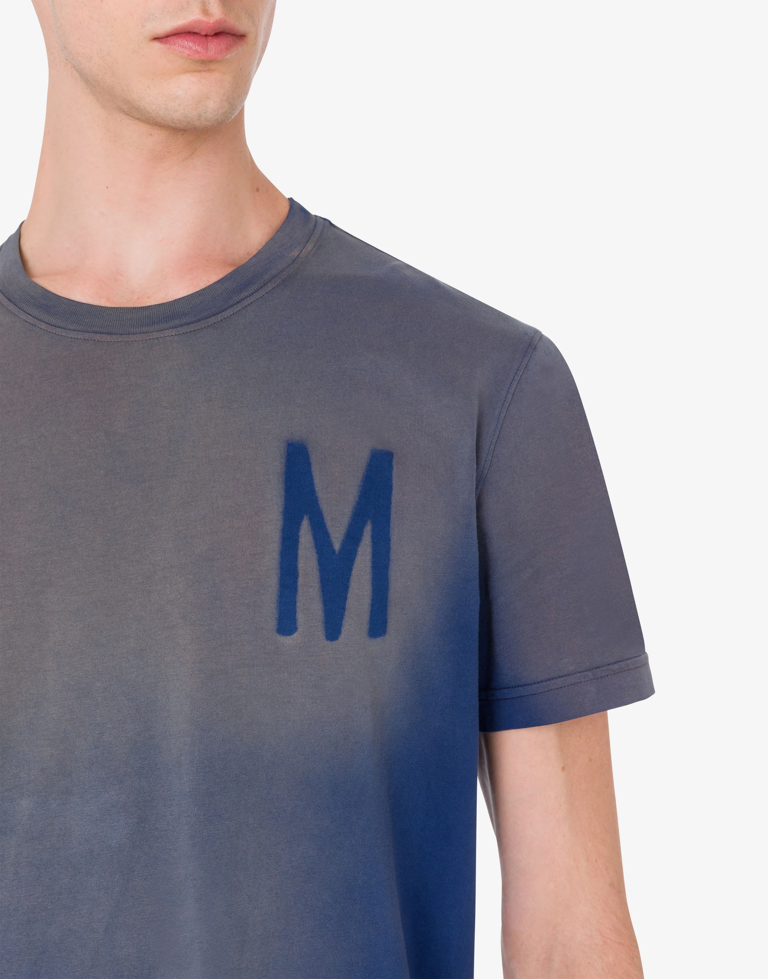 T-shirt in jersey di cotone organico stampata - Image 3