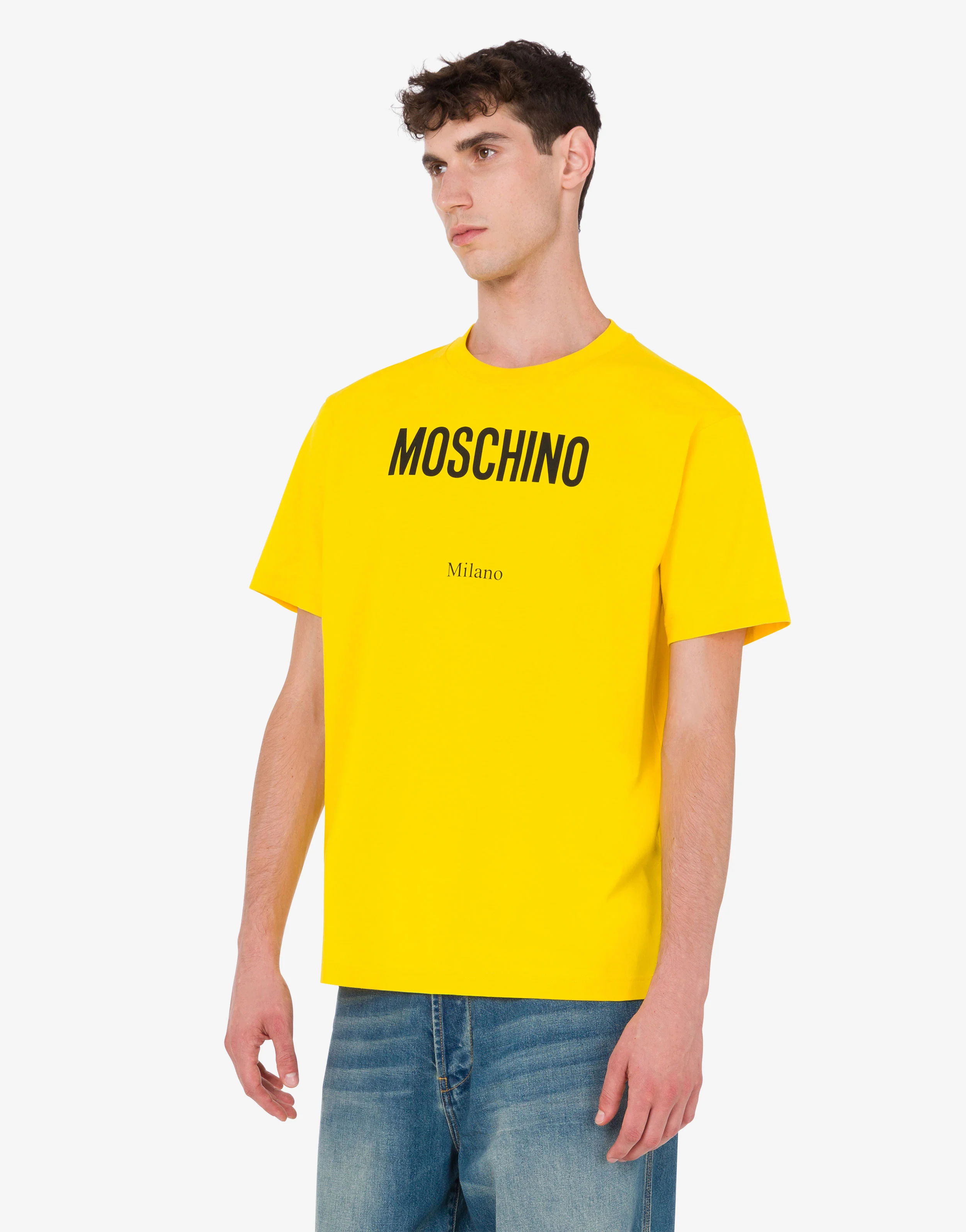 T-shirt in jersey di cotone organico stampata - Image 3