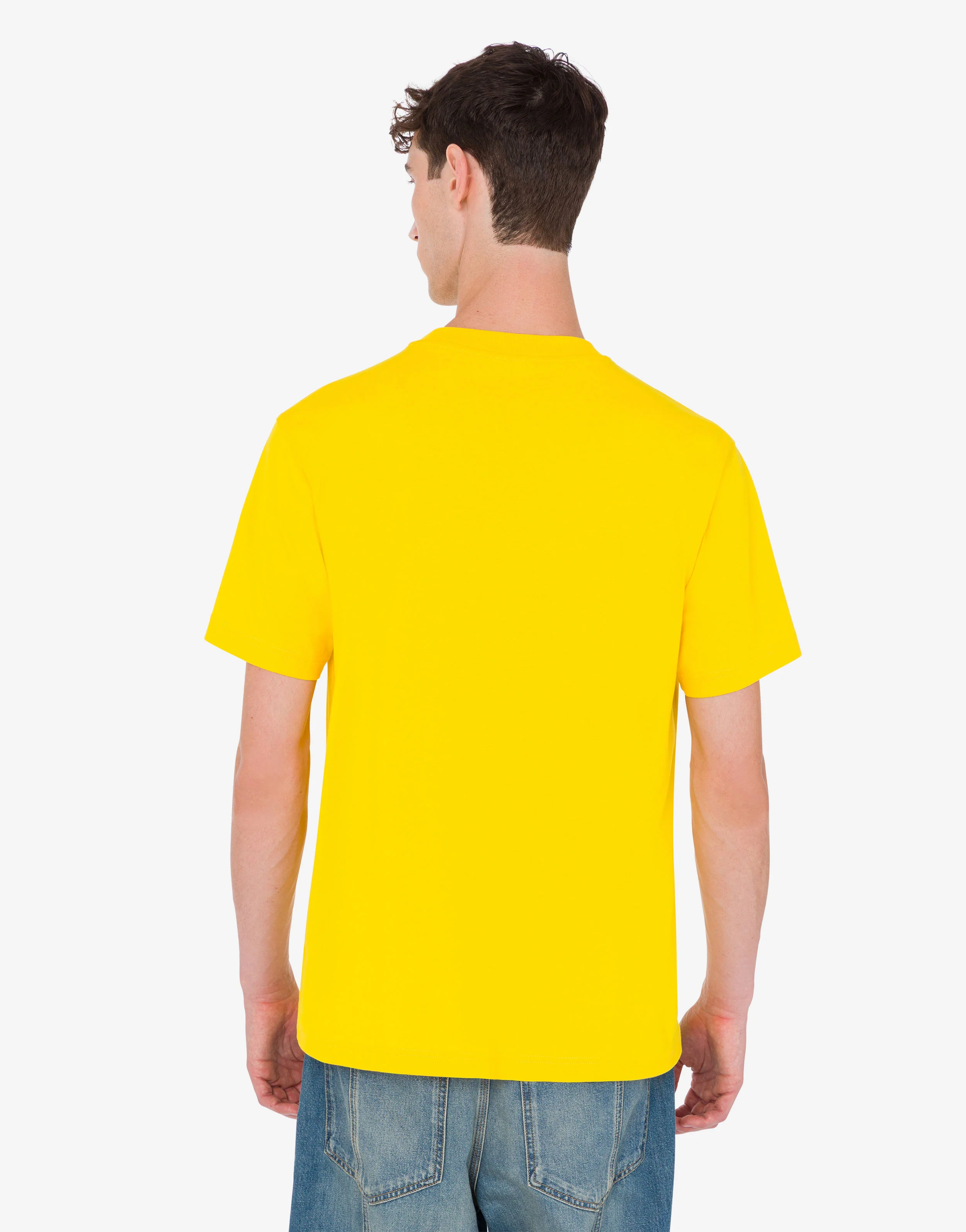T-shirt in jersey di cotone organico stampata - Image 4