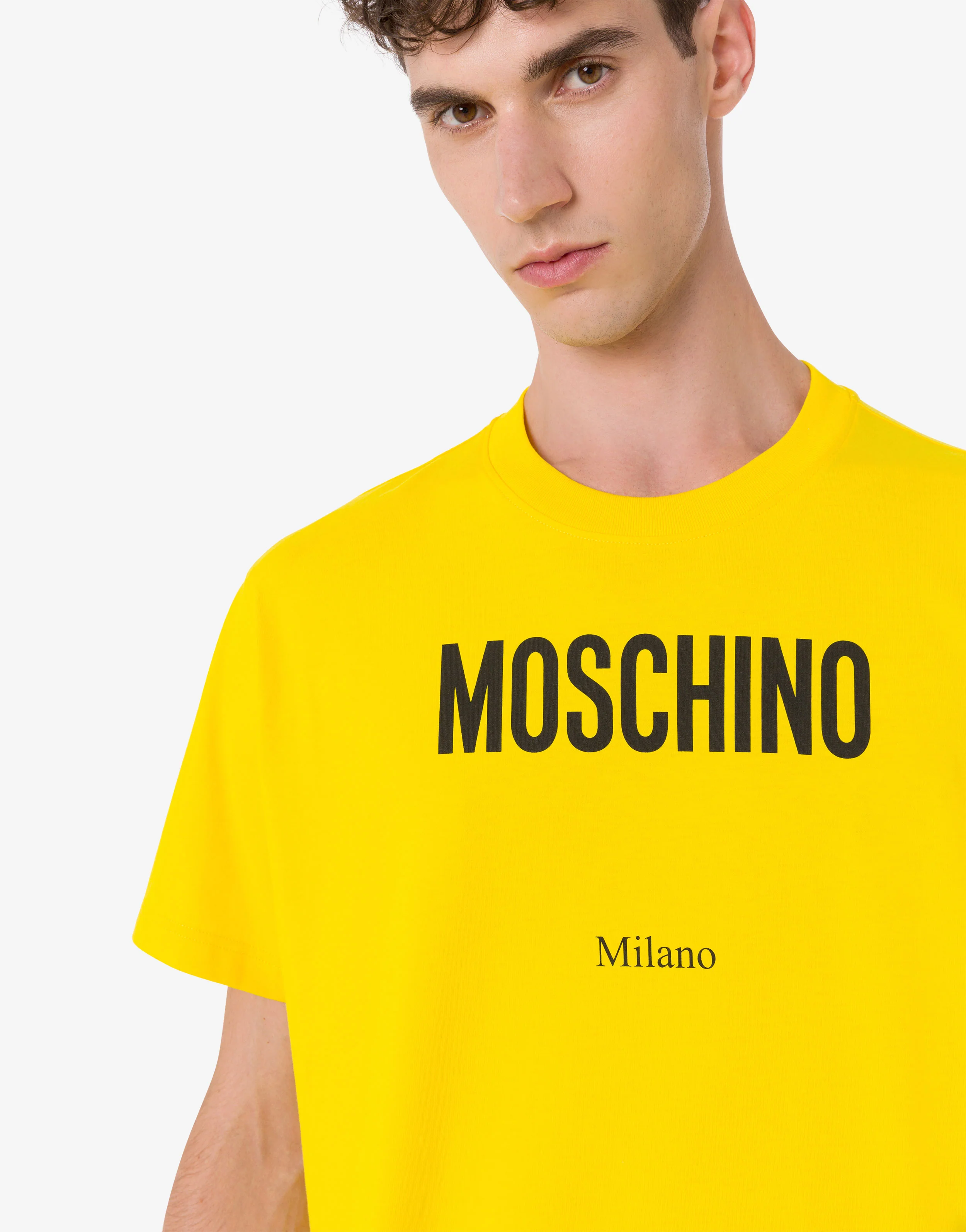 T-shirt in jersey di cotone organico stampata - Image 5
