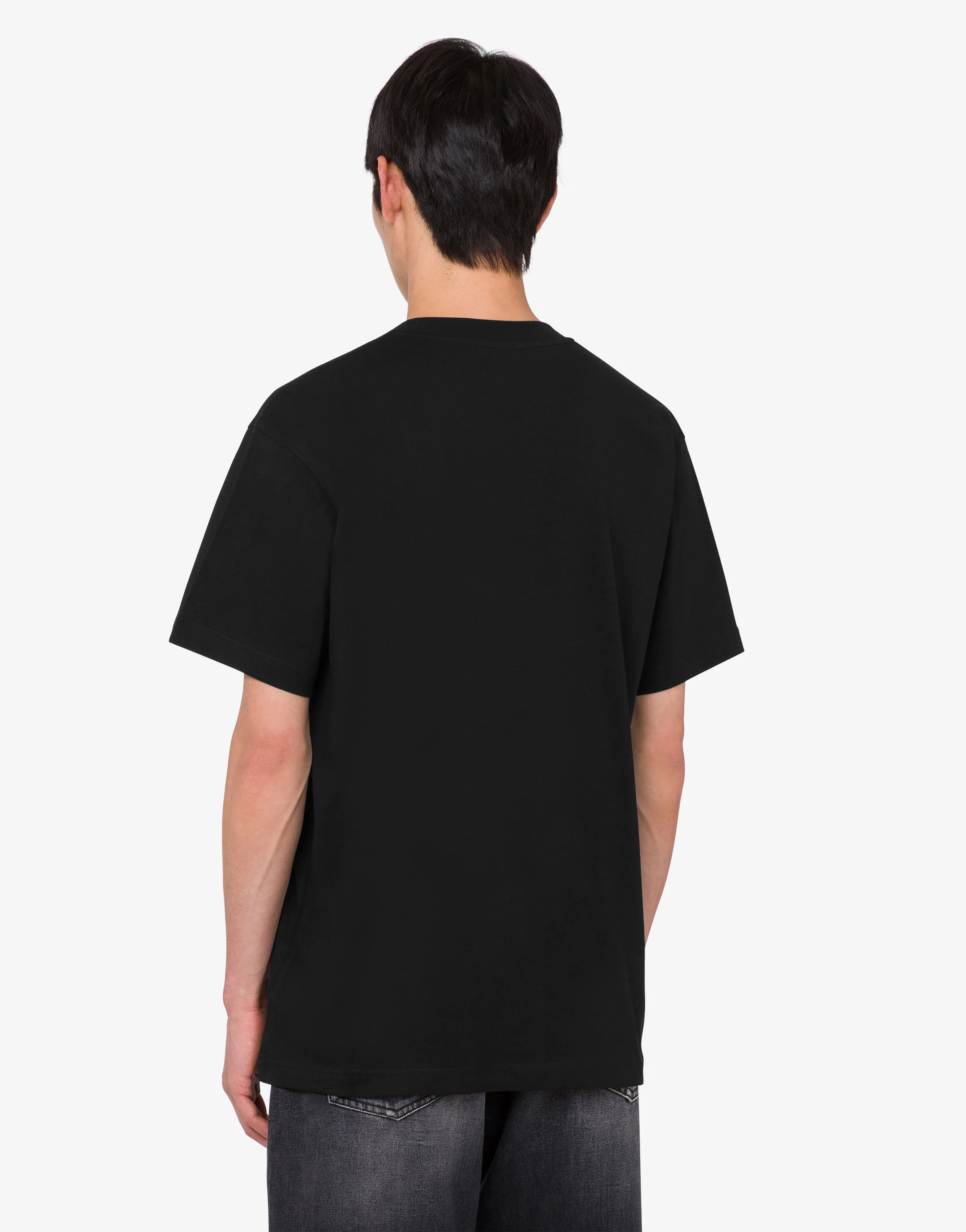 T-shirt in jersey di cotone organico stampata - Image 4