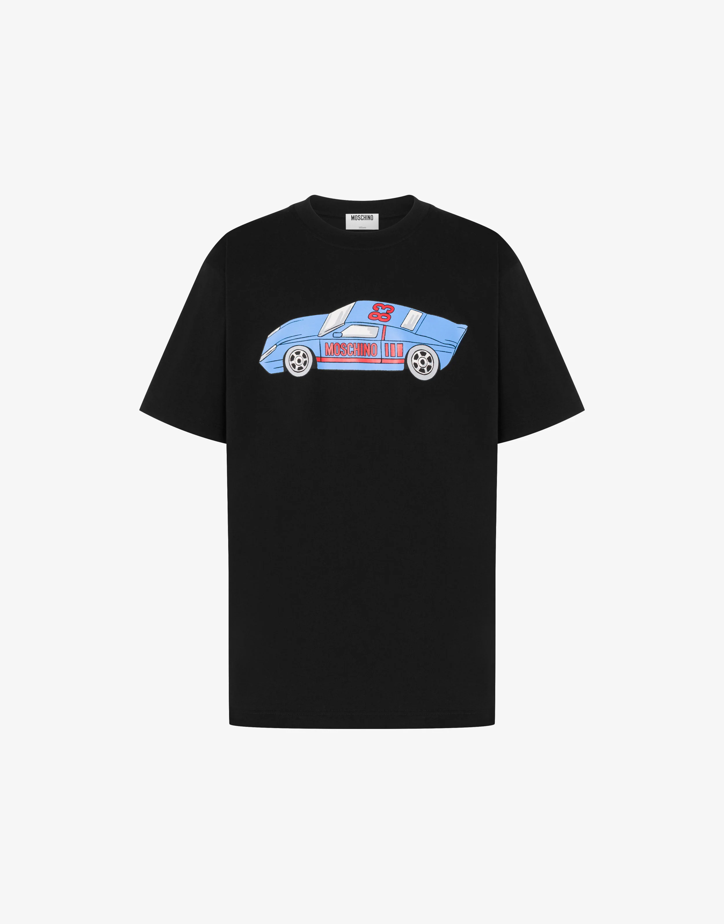 T-shirt in jersey di cotone organico stampata - Image 5