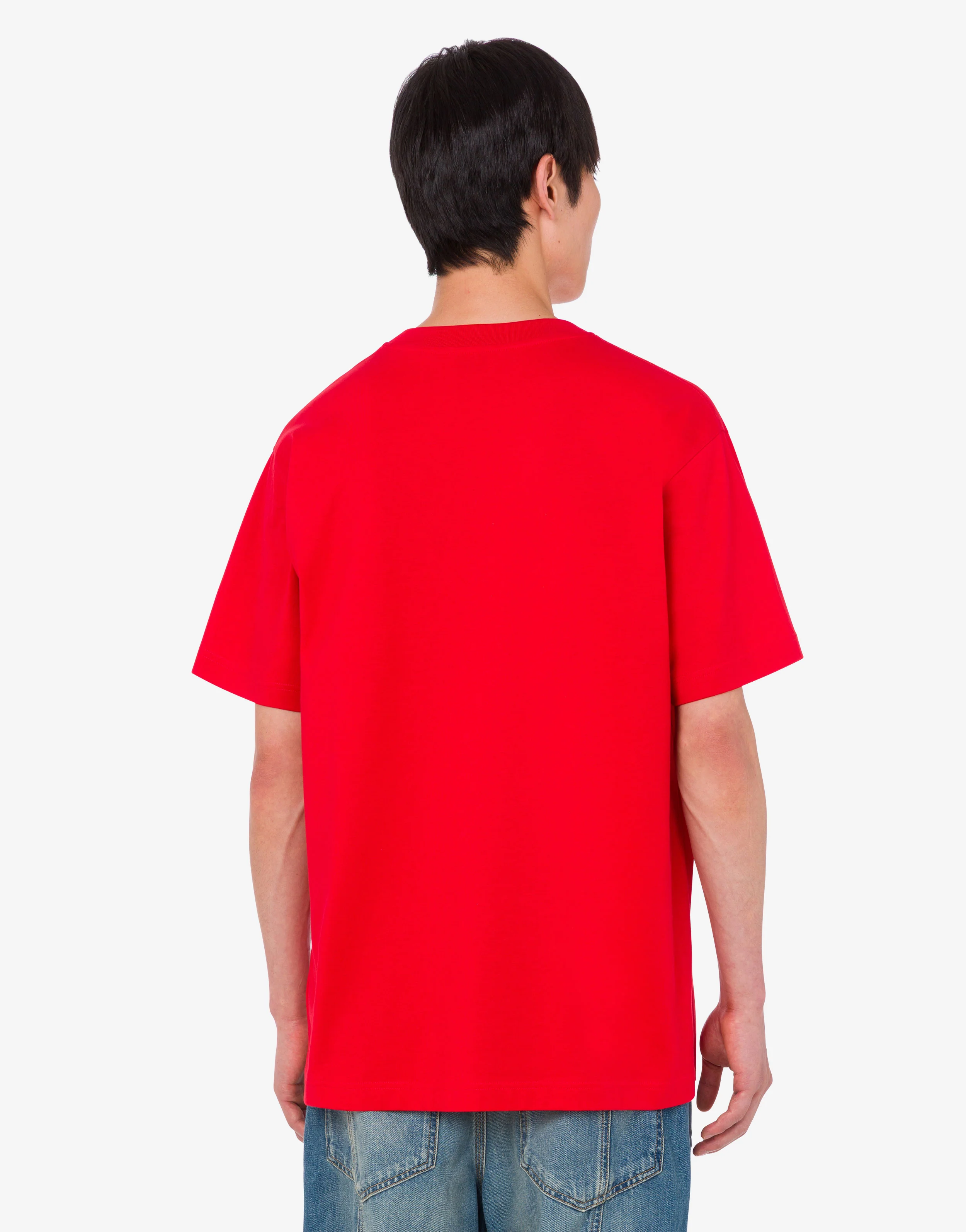 T-shirt in jersey di cotone organico stampata - Image 3