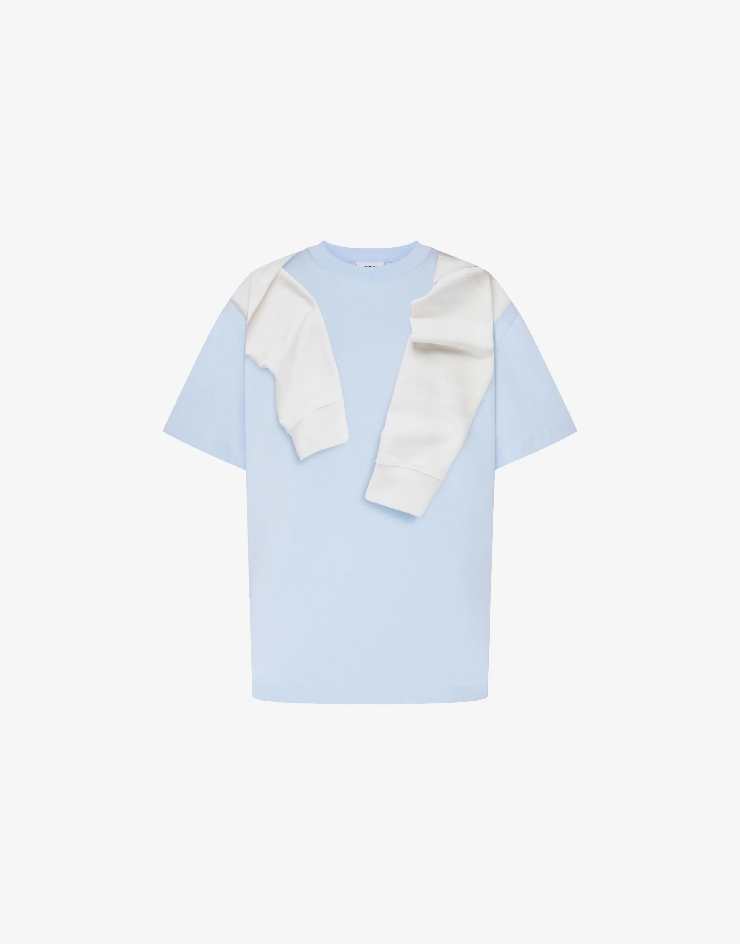 T-shirt in jersey di cotone stampata