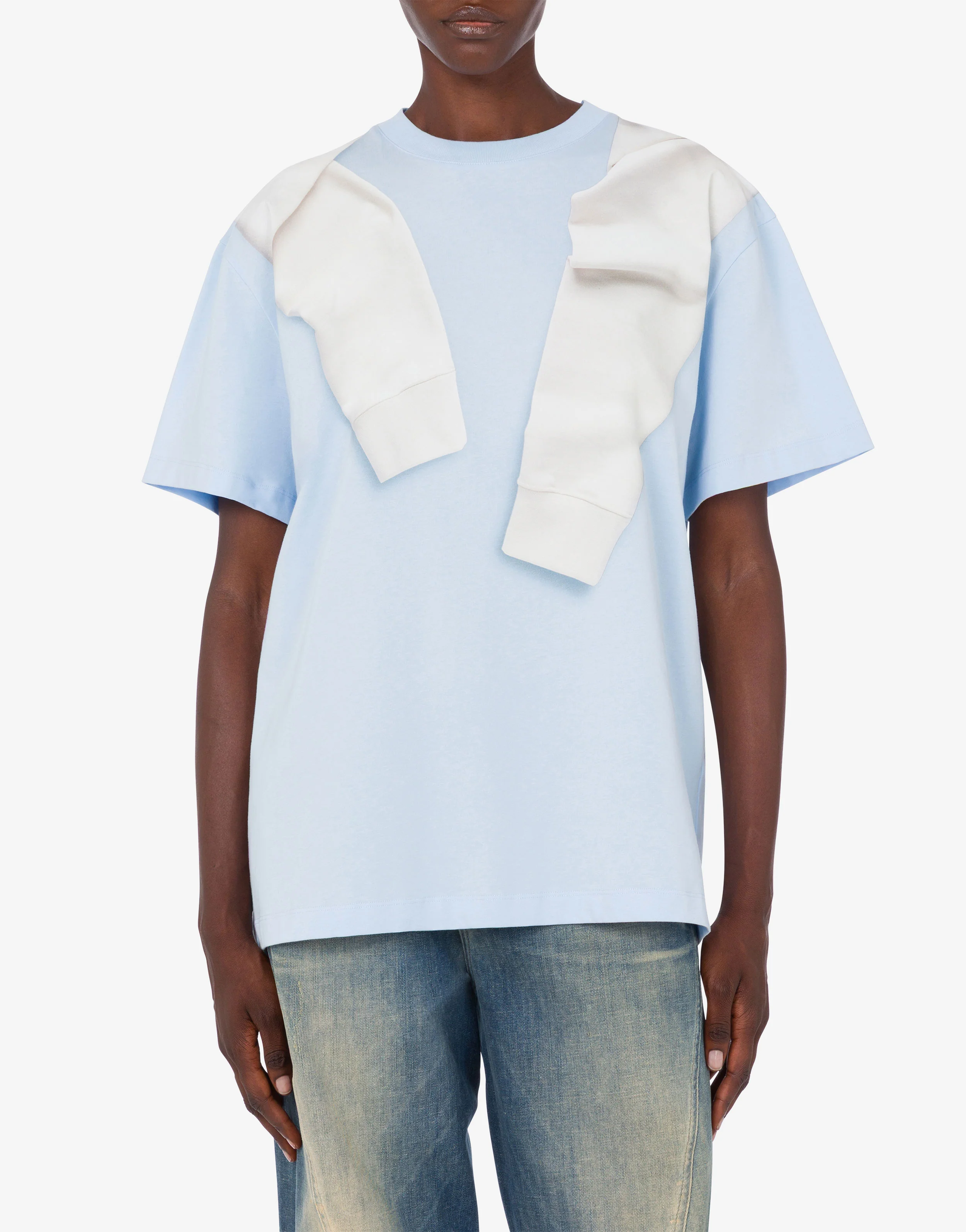 T-shirt in jersey di cotone stampata - Image 2