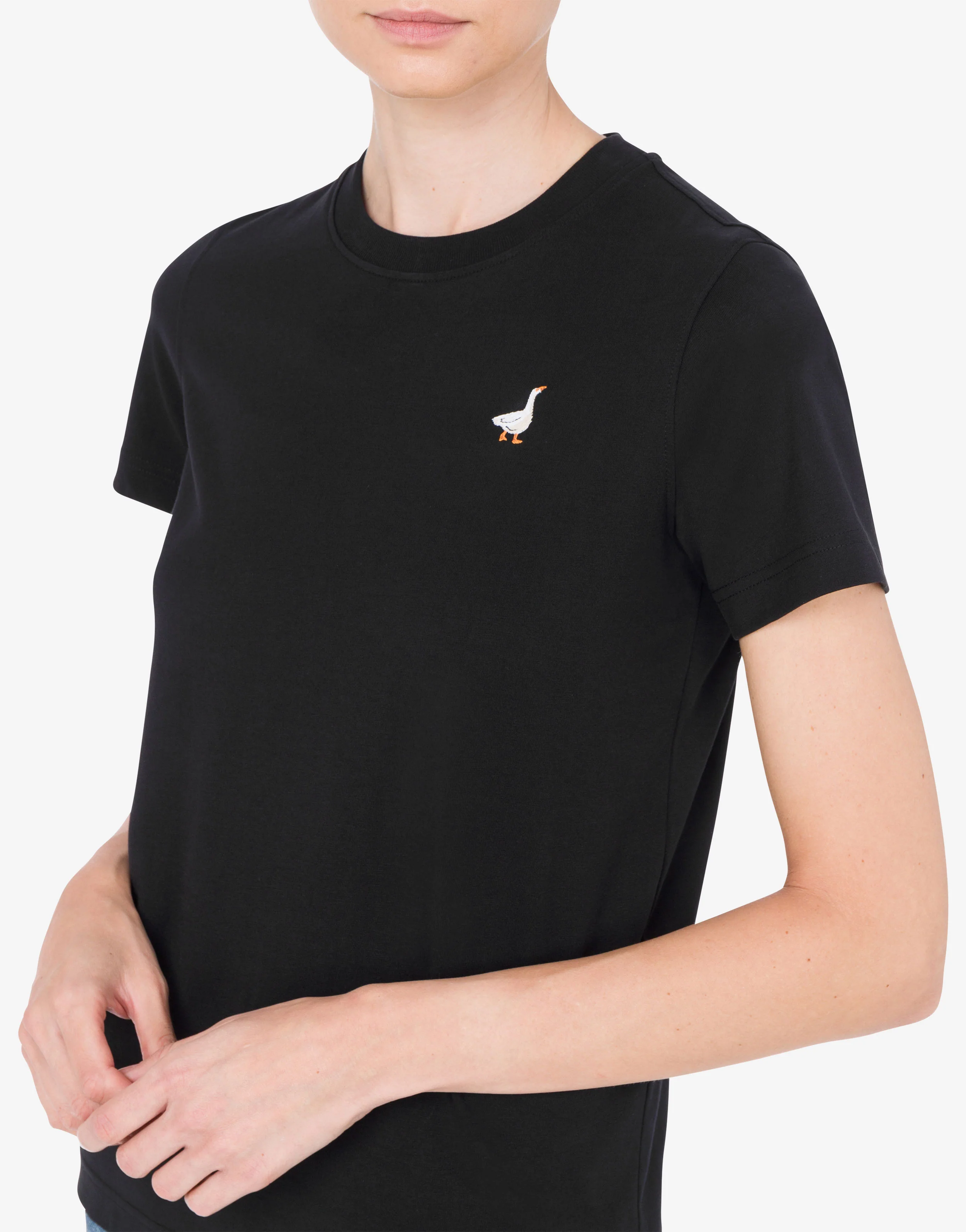 T-shirt in jersey organico Goose Embroidery - Image 4