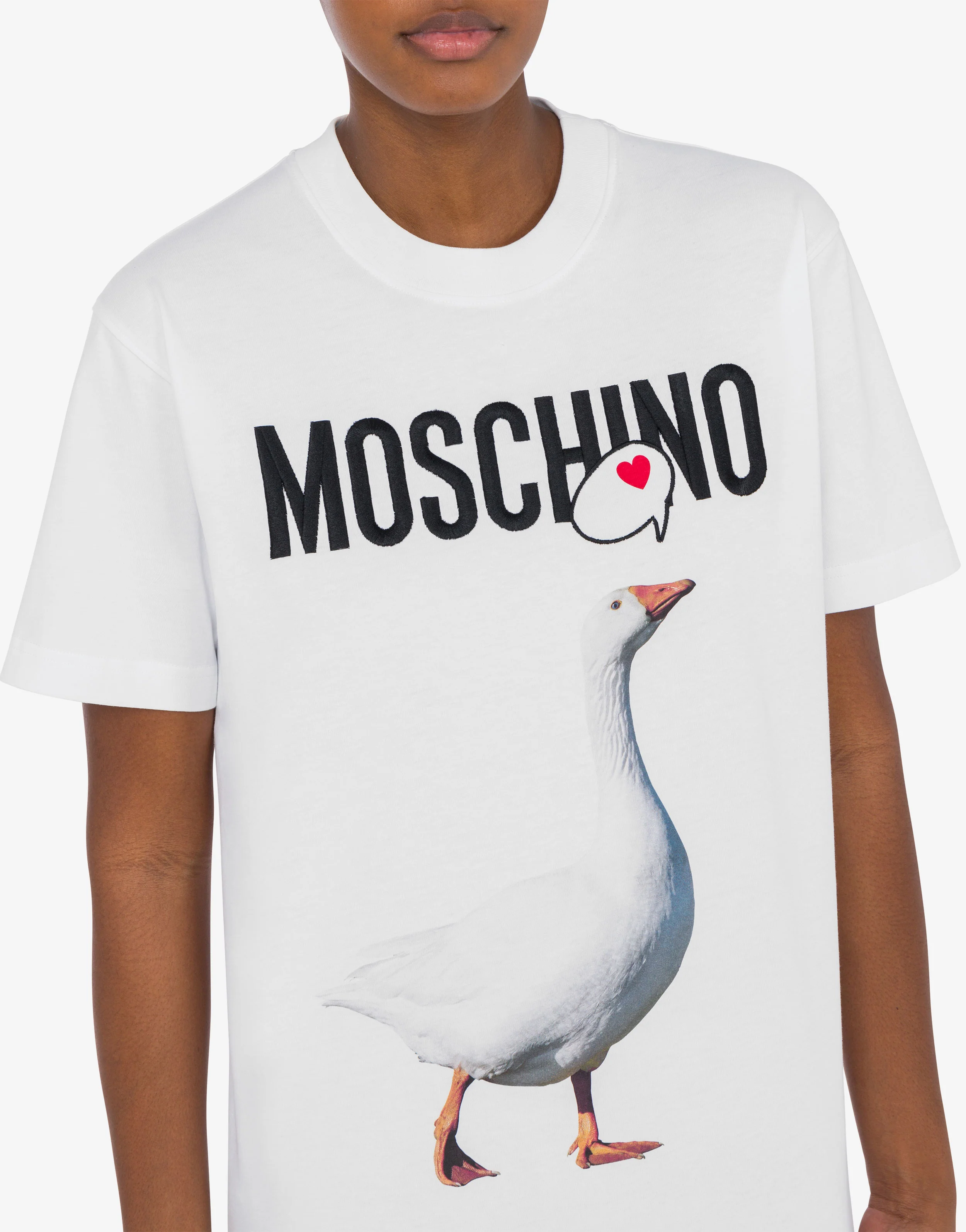 T-shirt in jersey organico Goose Print - Image 4