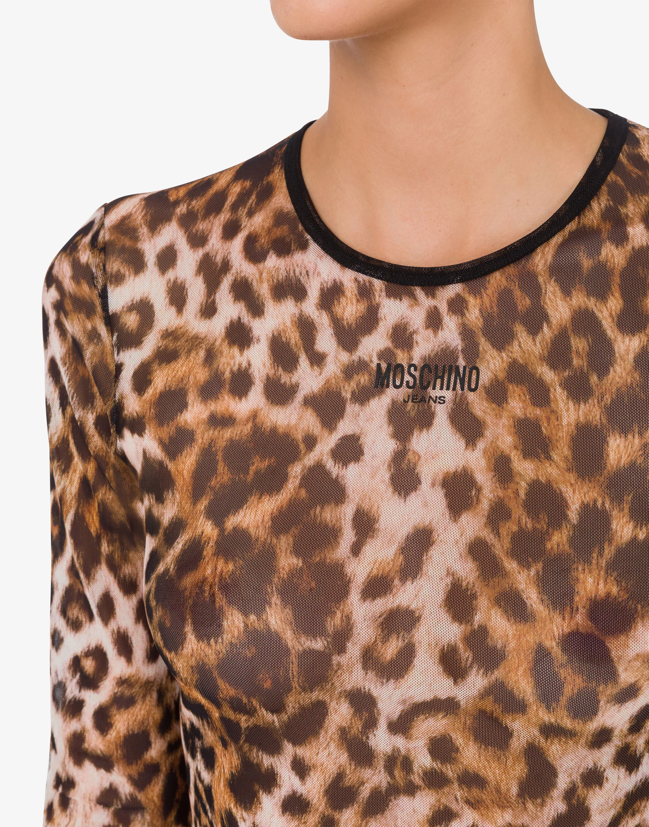 T-shirt in rete stampata - Image 4
