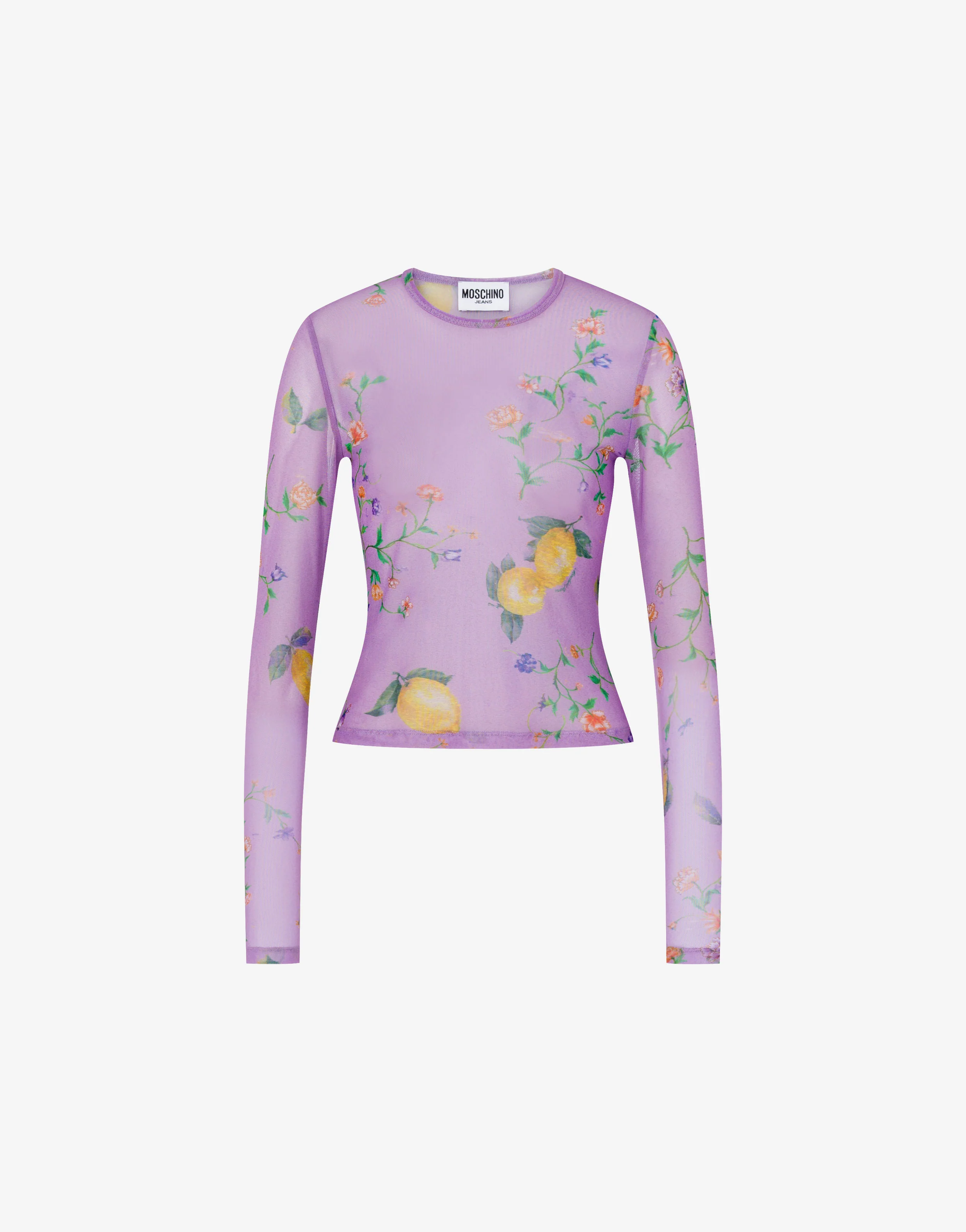 T-shirt in rete stampata