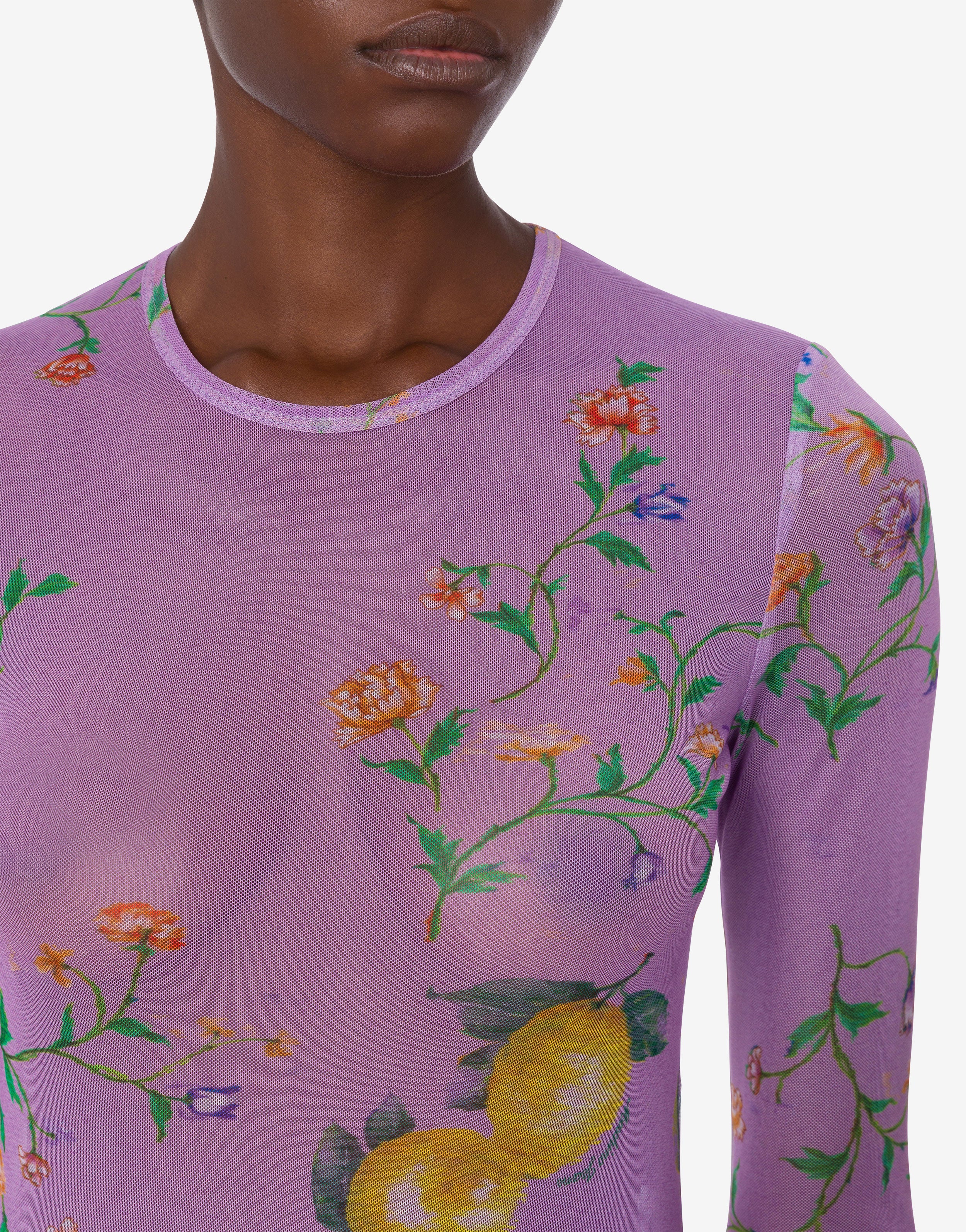 T-shirt in rete stampata - Image 4