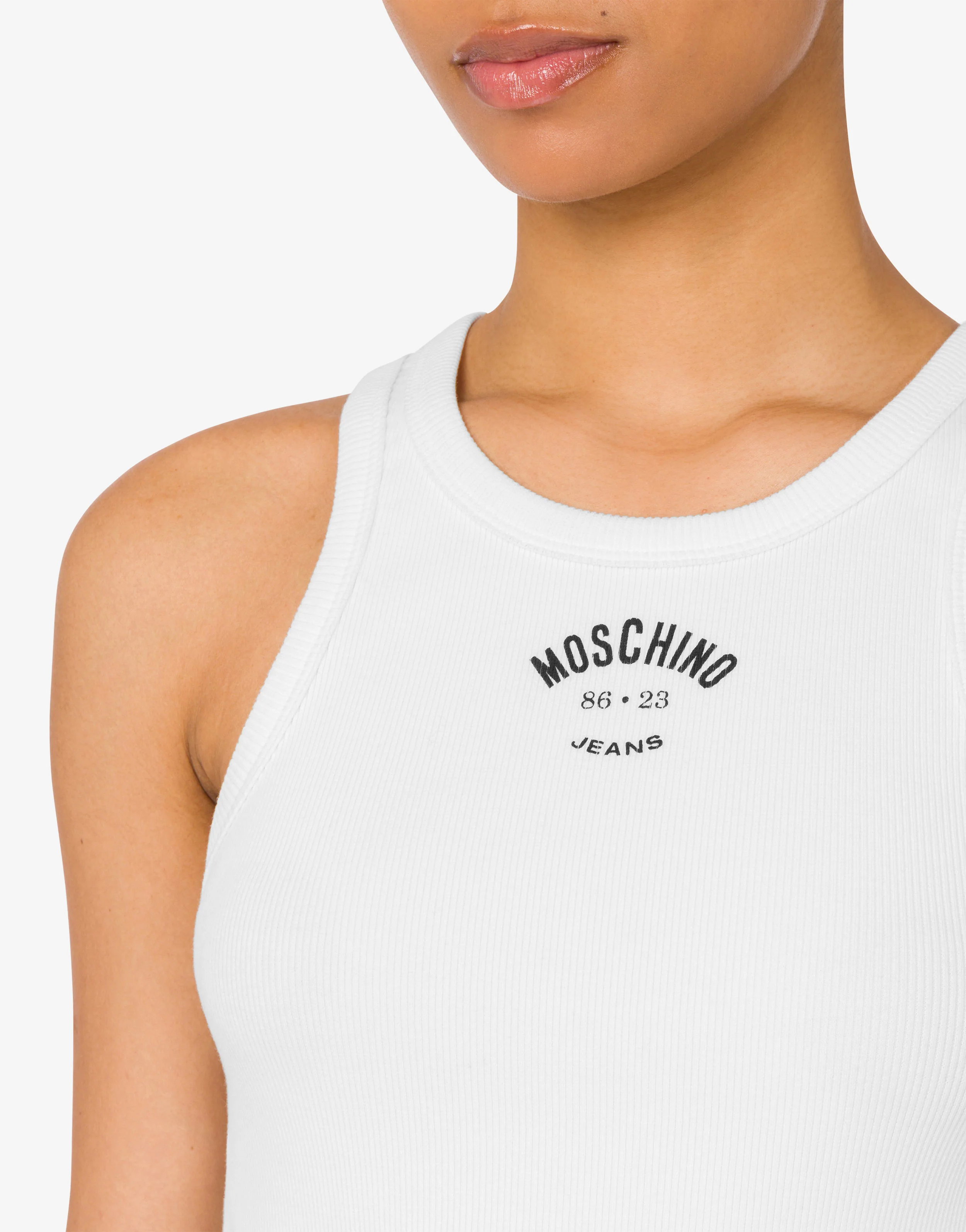 Tank top in cotone stretch - Image 4