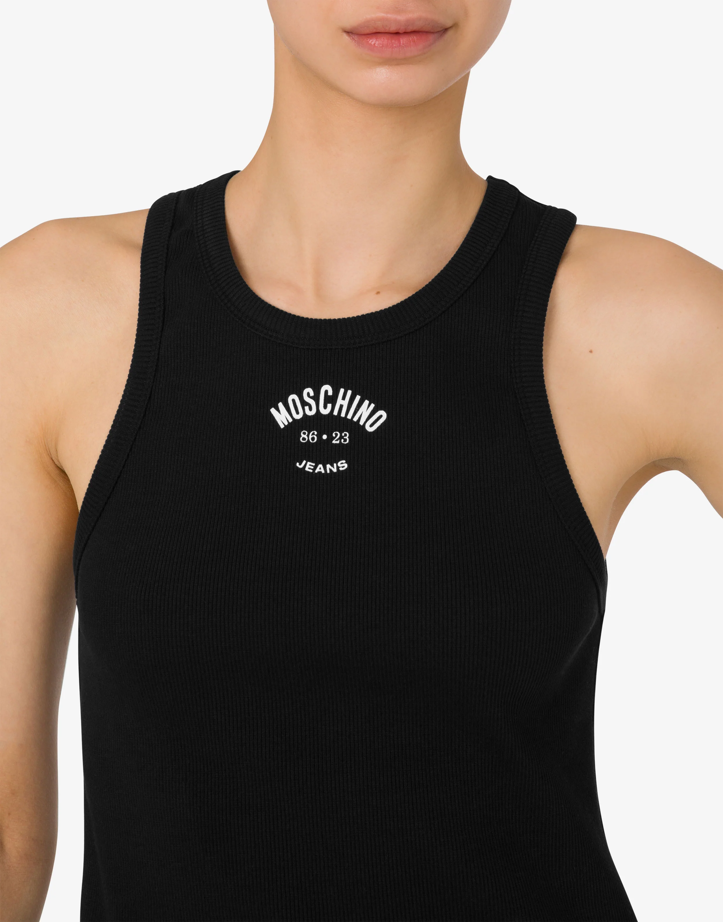 Tank top in cotone stretch - Image 4