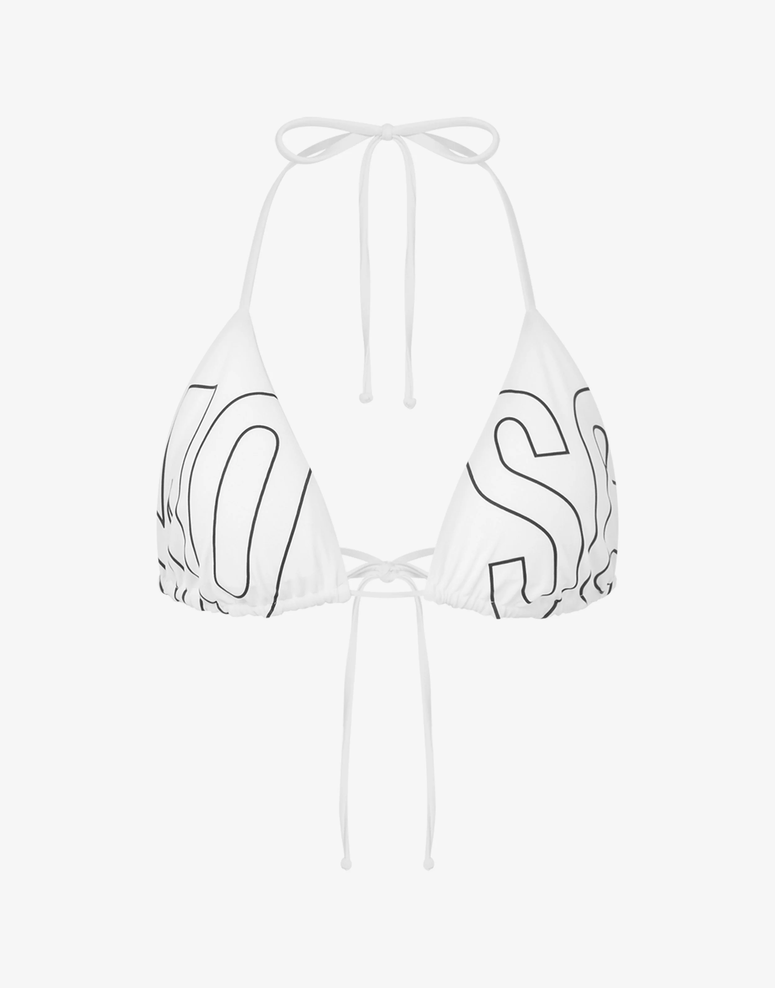Top bikini a triangolo Rubber Logo